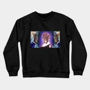 Medusa's glare of rose's Crewneck Sweatshirt